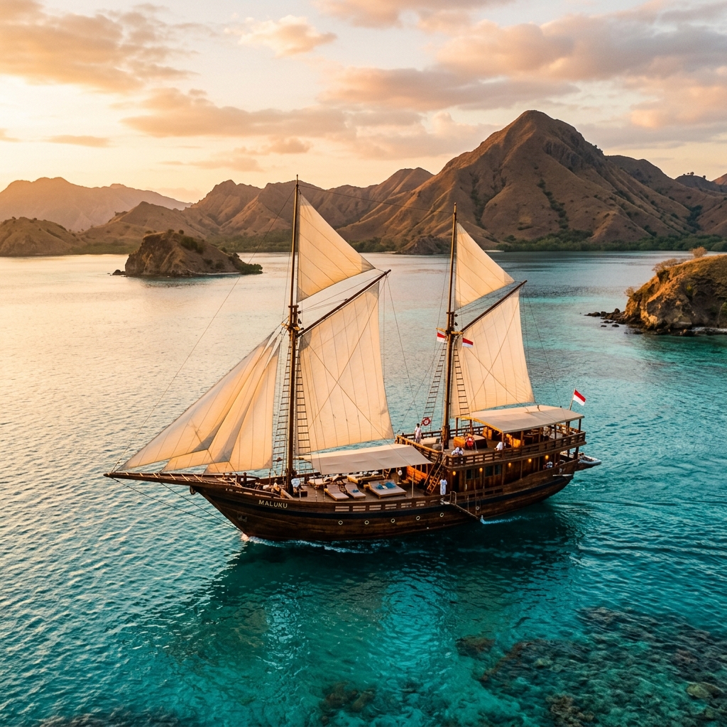Phinisi Liveaboard at Komodo National Park